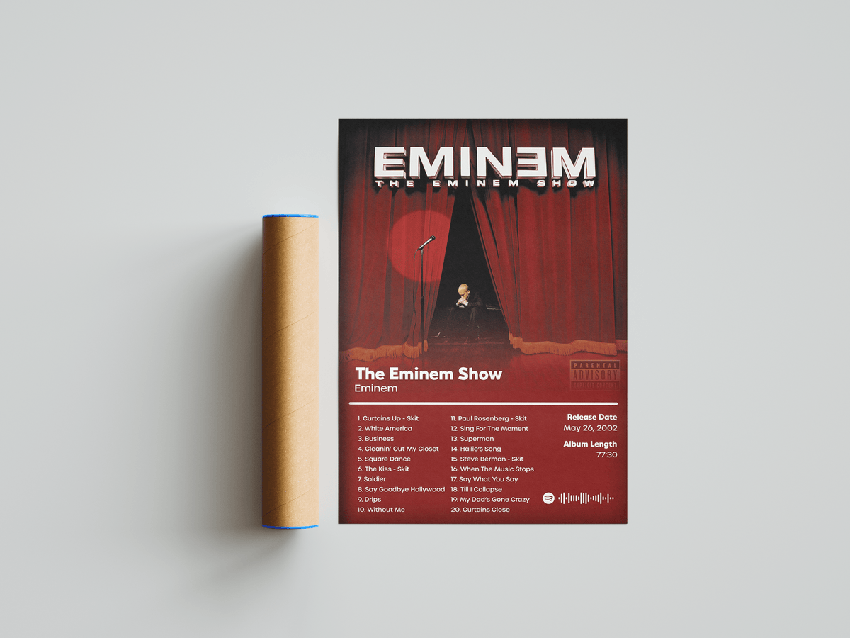 Eminem 'The Eminem Show' Album Poster - Posters, Prints & Wall Art | HYPE Posters