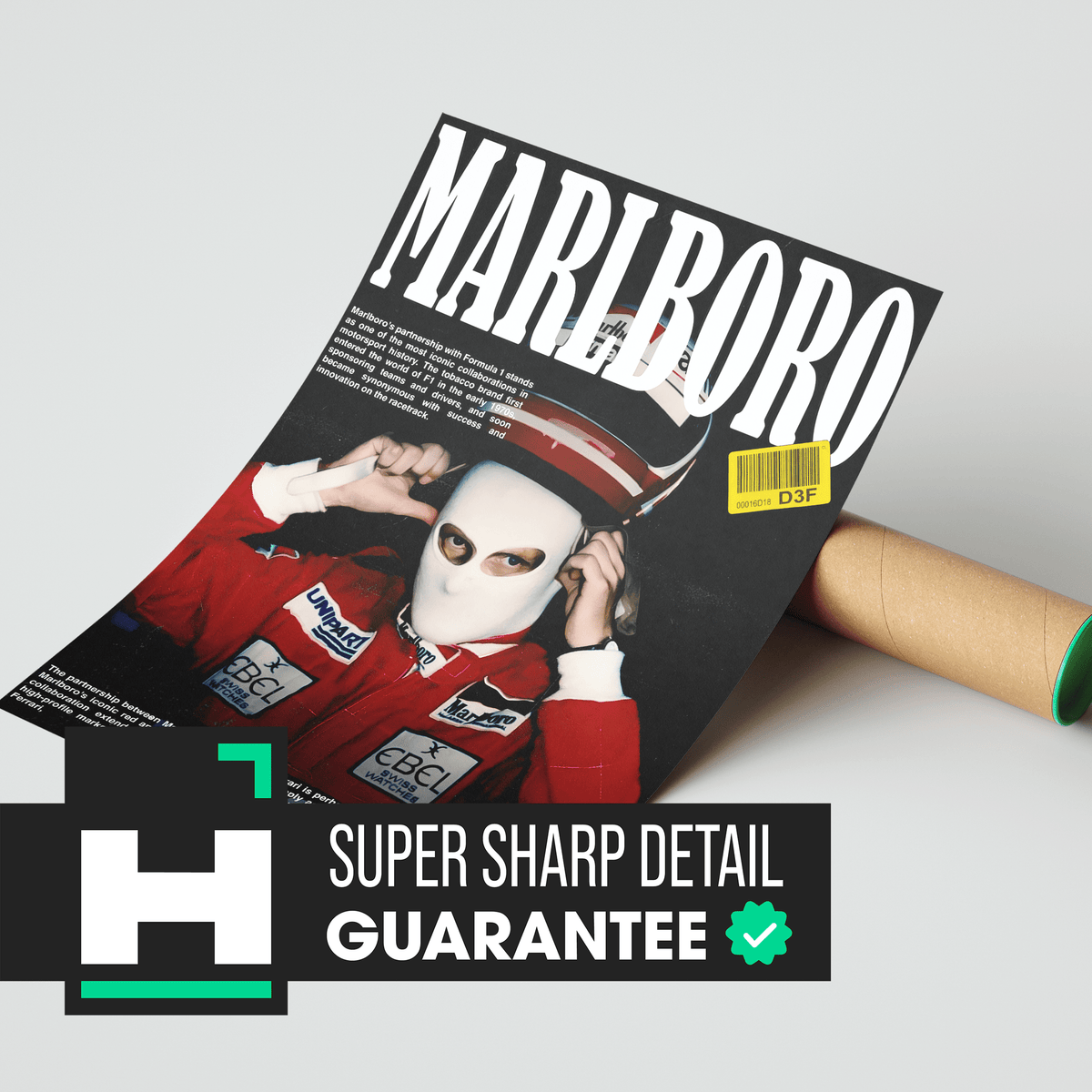 Ferrari Marlboro Poster - Posters, Prints & Wall Art | HYPE Posters