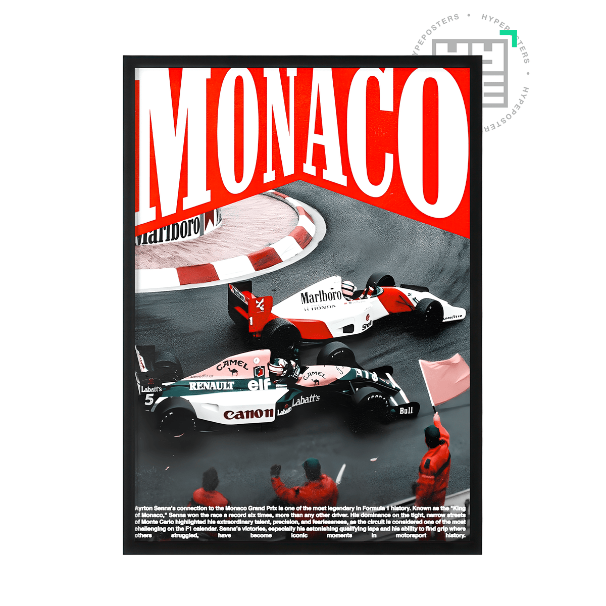 Ferrari Monaco Poster - Posters, Prints & Wall Art | HYPE Posters