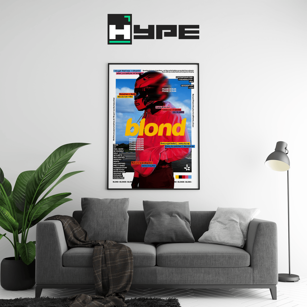 Frank Ocean Blond Poster - Posters, Prints & Wall Art | HYPE Posters