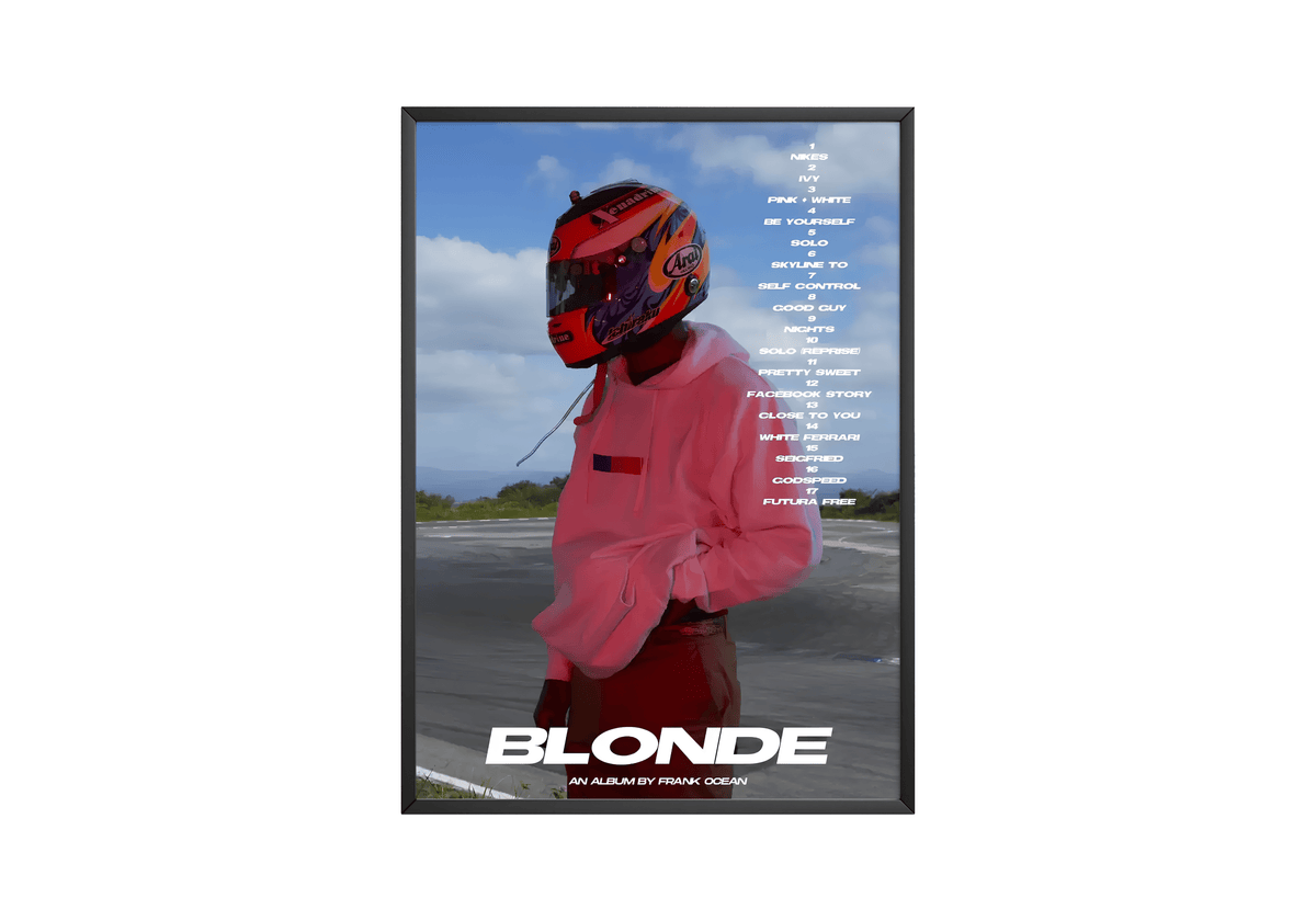 Frank Ocean 'Blonde' Aesthetic Poster - Posters, Prints & Wall Art | HYPE Posters