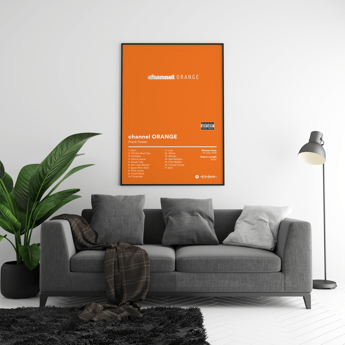 Frank Ocean 'Channel ORANGE' Album Poster - Posters, Prints & Wall Art | HYPE Posters