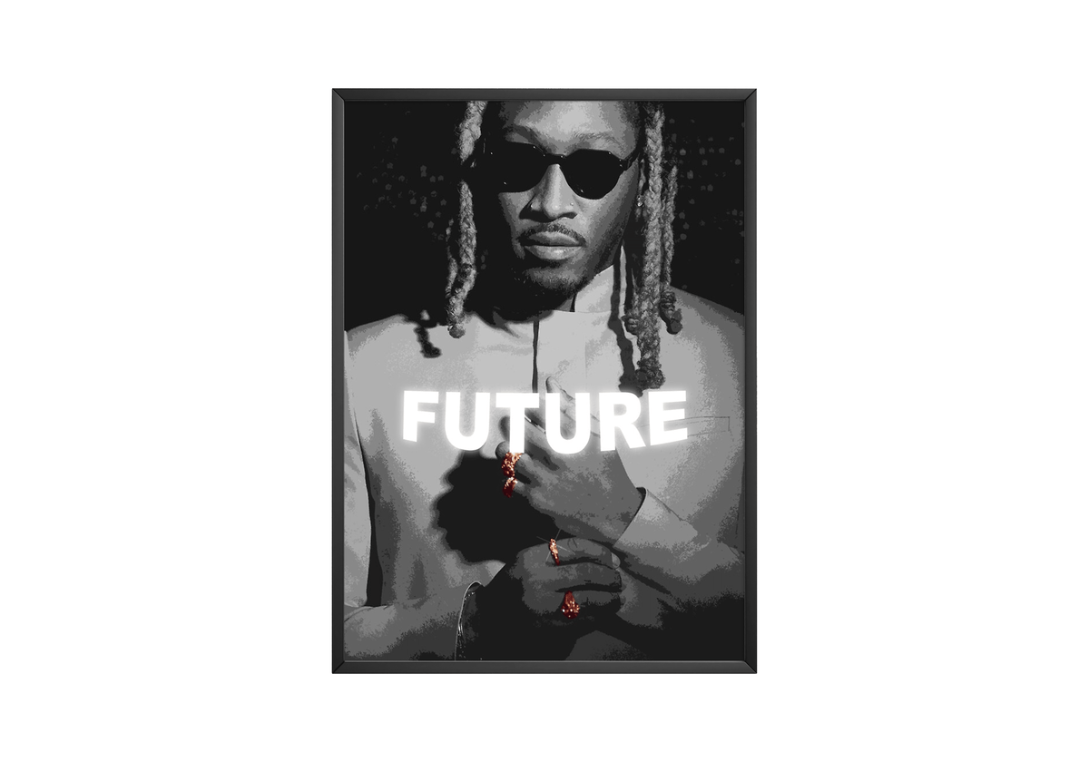 Future B&W Poster - Posters, Prints & Wall Art | HYPE Posters