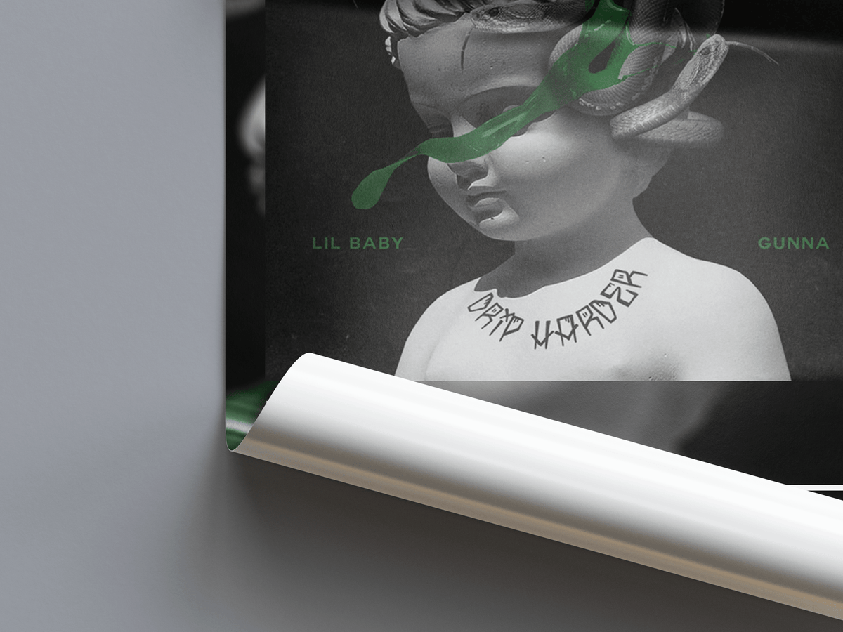 Gunna 'Drip Harder' Album Poster - Posters, Prints & Wall Art | HYPE Posters