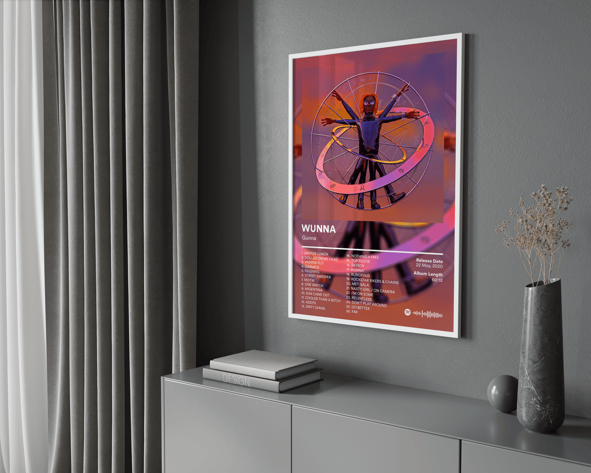 Gunna 'WUNNA' Album Poster - Posters, Prints & Wall Art | HYPE Posters