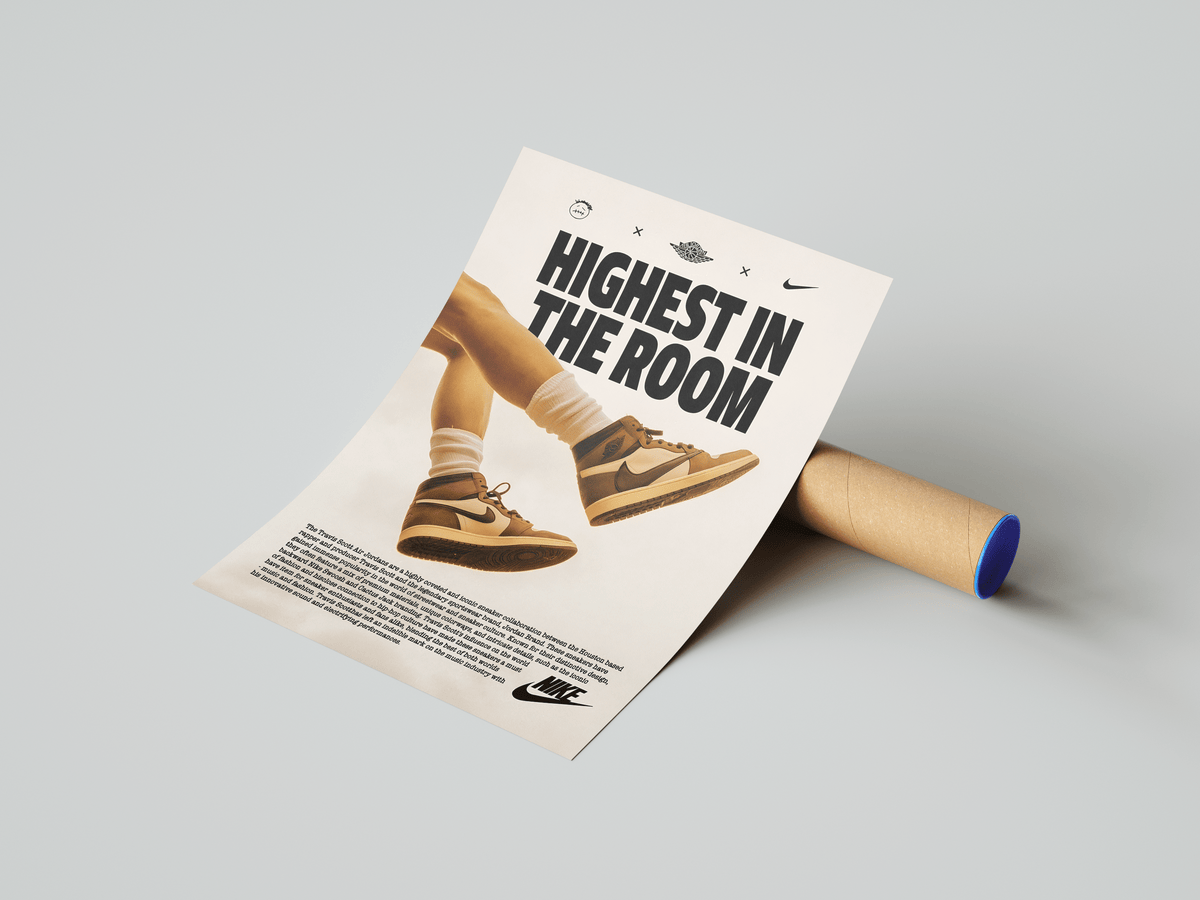 Highest In The Room Jordans Poster - Posters, Prints & Wall Art | HYPE Posters
