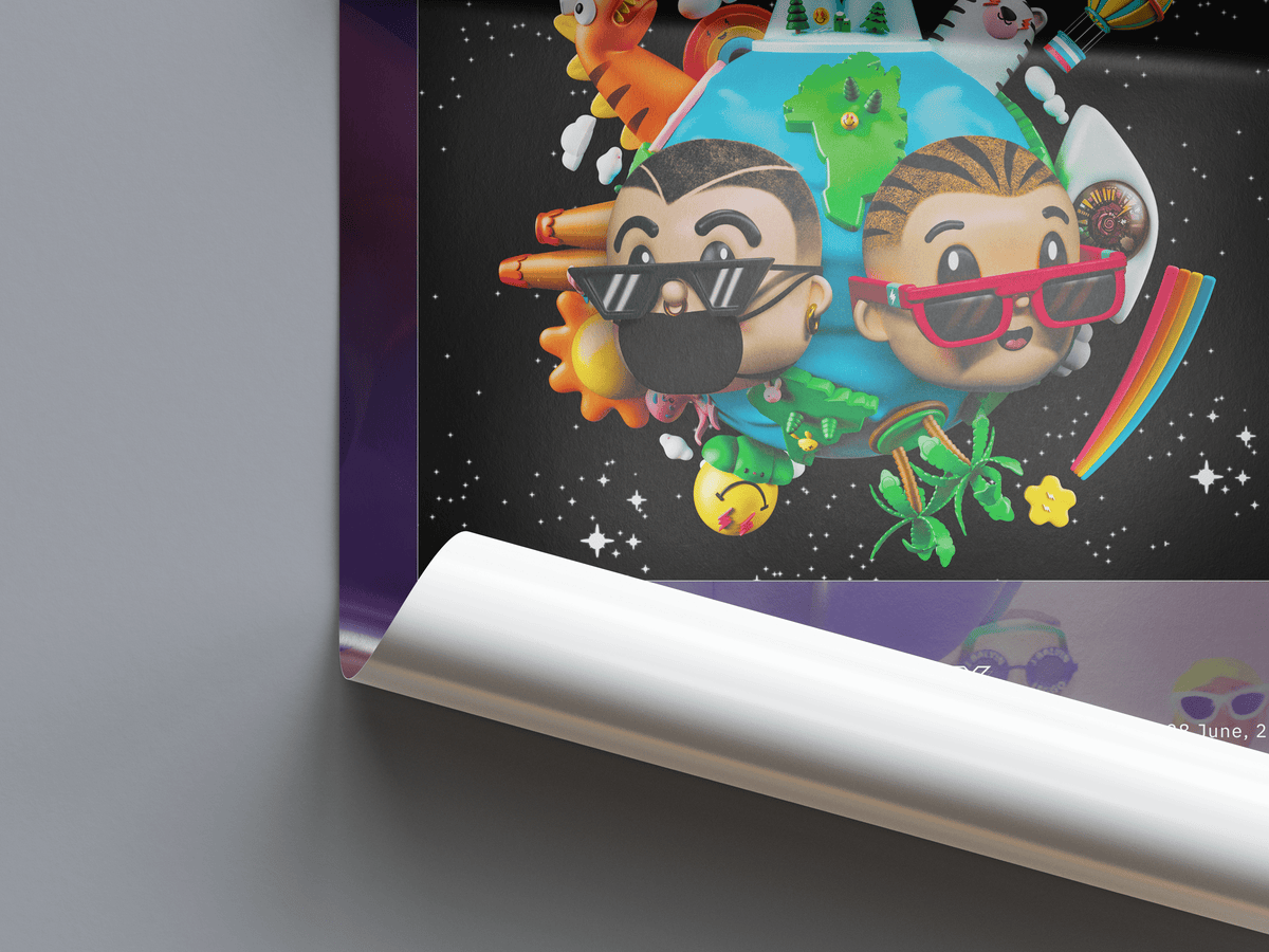J Balvin 'Summer Love' Album Poster - Posters, Prints & Wall Art | HYPE Posters