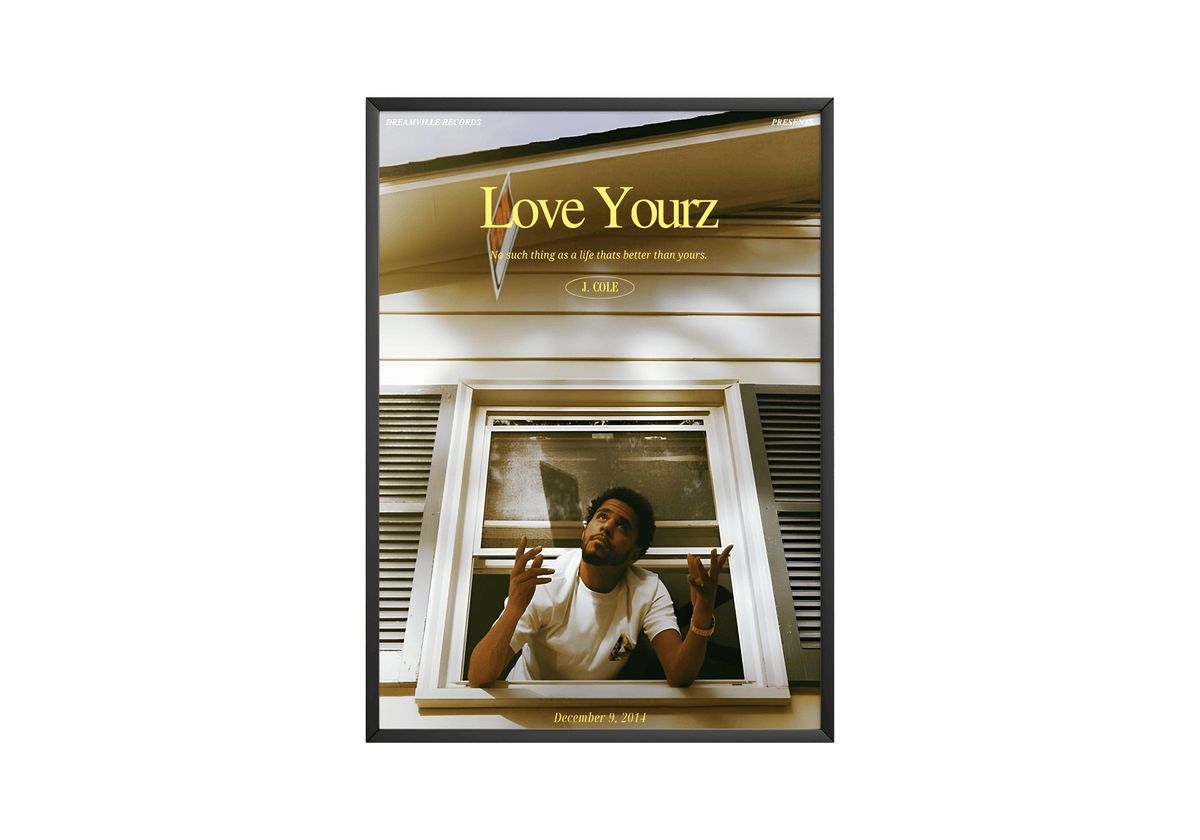 J Cole 'Love Yourz' Poster - Posters, Prints & Wall Art | HYPE Posters