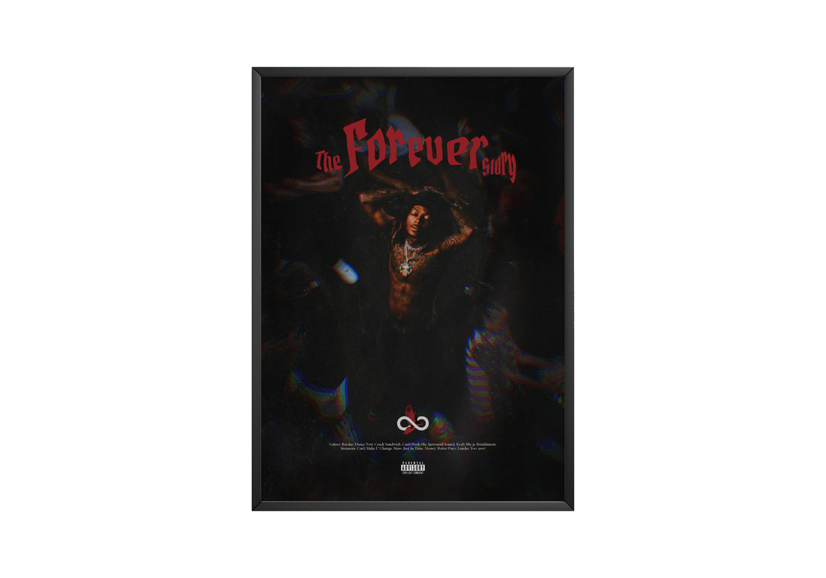 JID 'The Forever Story' V2 Poster - Posters, Prints & Wall Art | HYPE Posters