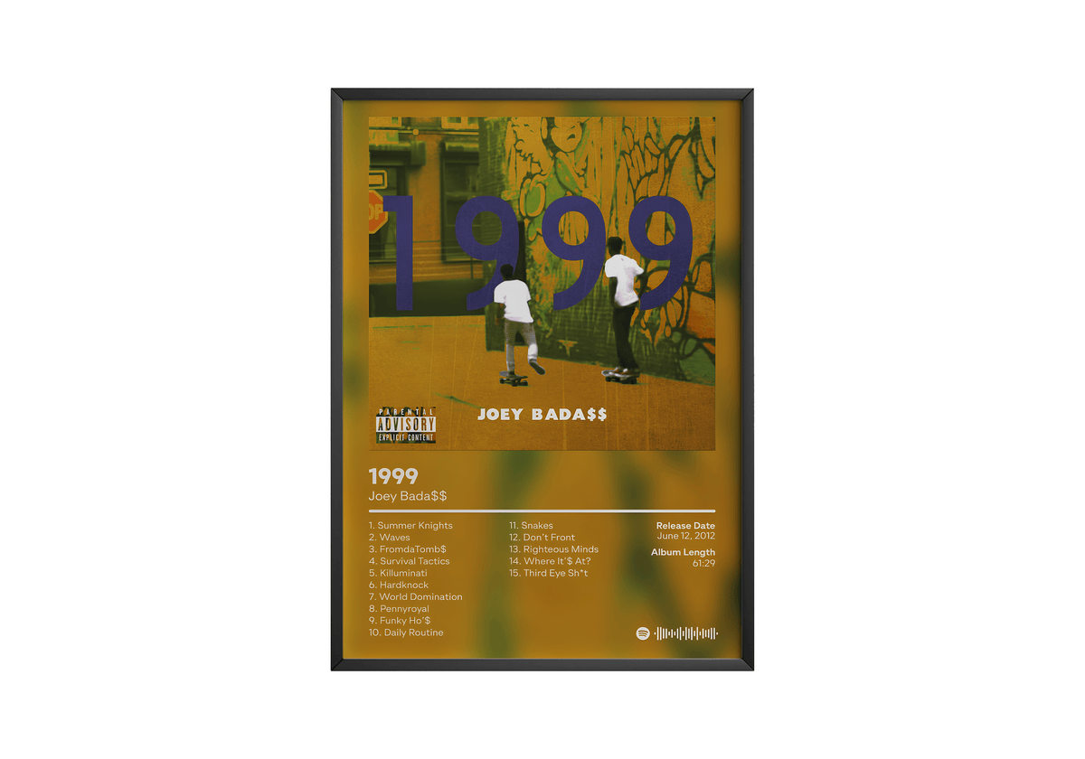 Joey Bada$$ '1999' Album Poster - Posters, Prints & Wall Art | HYPE Posters