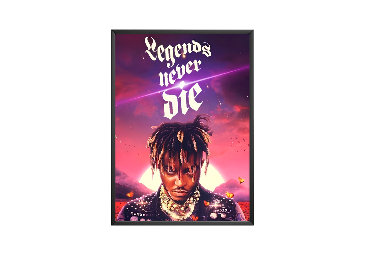Juice WRLD 'Legends Never Die' V2 Poster - Posters, Prints & Wall Art | HYPE Posters