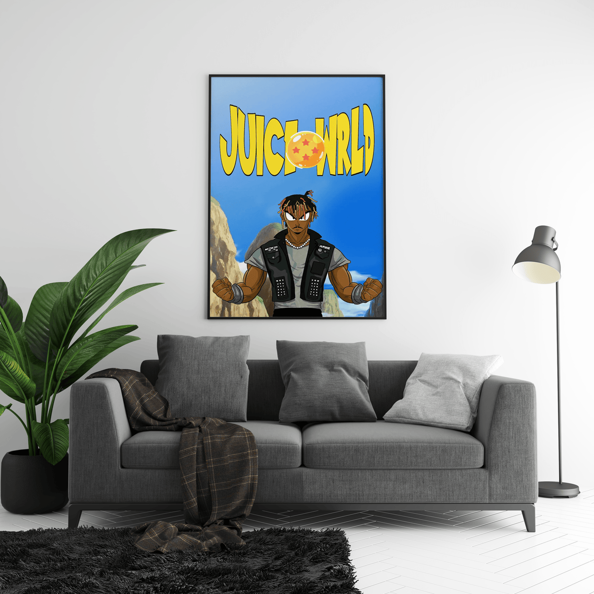 Juice WRLD x Dragon Ball Poster - Posters, Prints & Wall Art | HYPE Posters