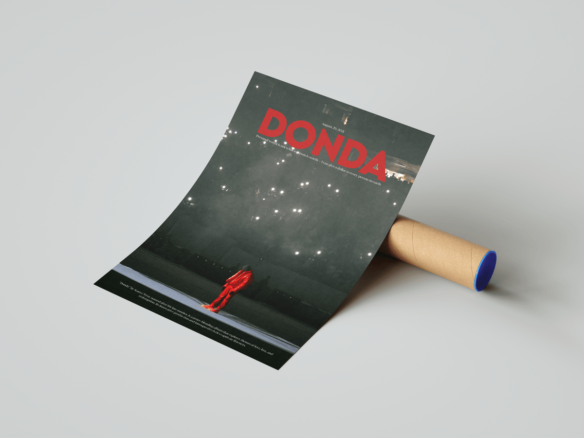 Kanye West 'DONDA' Poster - Posters, Prints & Wall Art | HYPE Posters