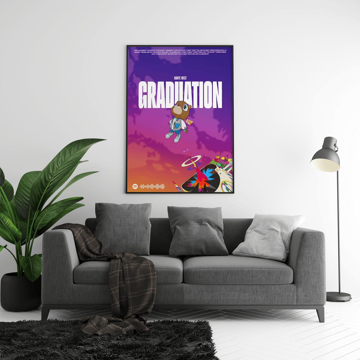 Kanye West 'Graduation' Poster - Posters, Prints & Wall Art | HYPE Posters
