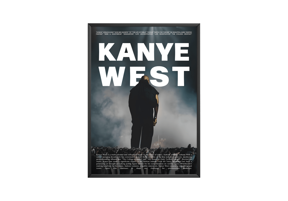 Kanye West 'My Lifes Work' Poster - Posters, Prints & Wall Art | HYPE Posters