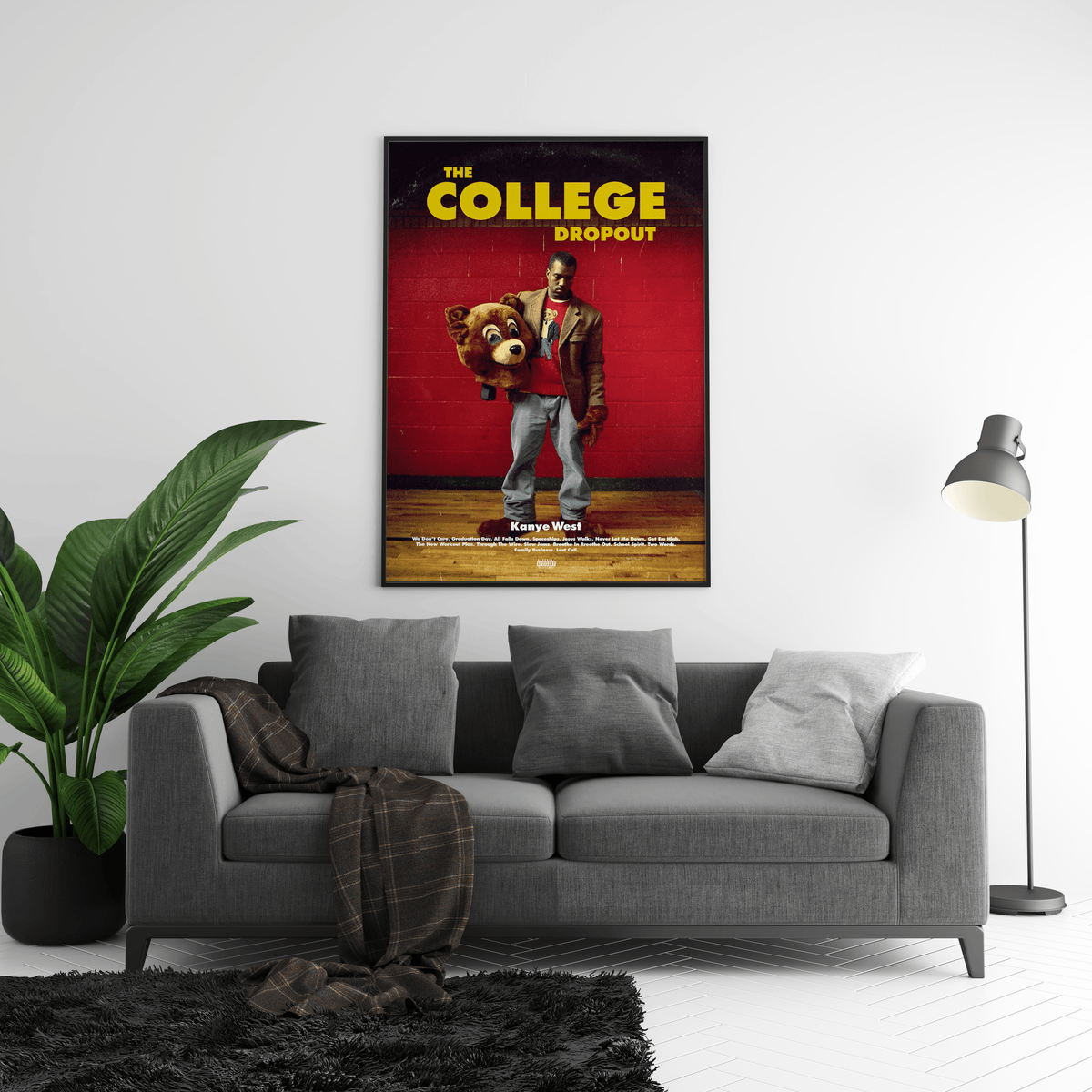Kanye West 'The College Dropout' V2 Poster - Posters, Prints & Wall Art | HYPE Posters