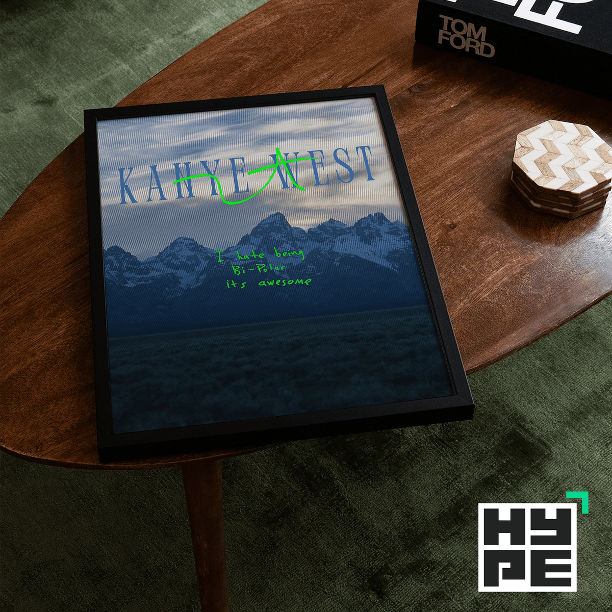 Kanye West Ye Album Poster - Posters, Prints & Wall Art | HYPE Posters