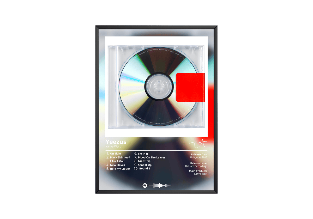 Kanye West 'Yeezus' Album Poster - Posters, Prints & Wall Art | HYPE Posters