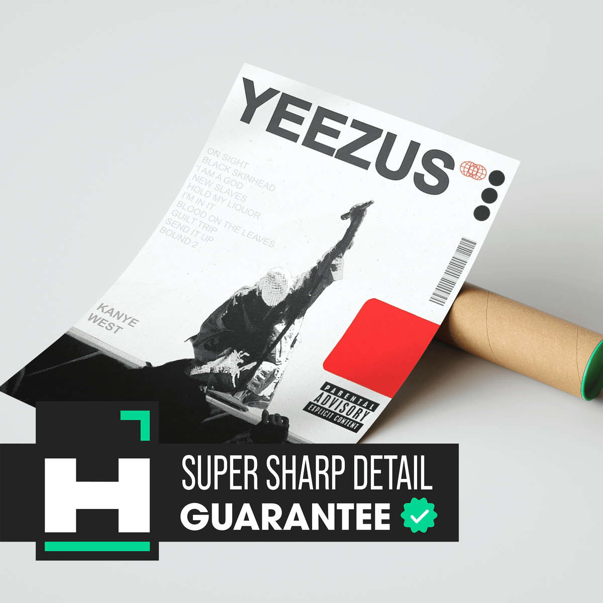 Kanye West Yeezus Poster - Posters, Prints & Wall Art | HYPE Posters