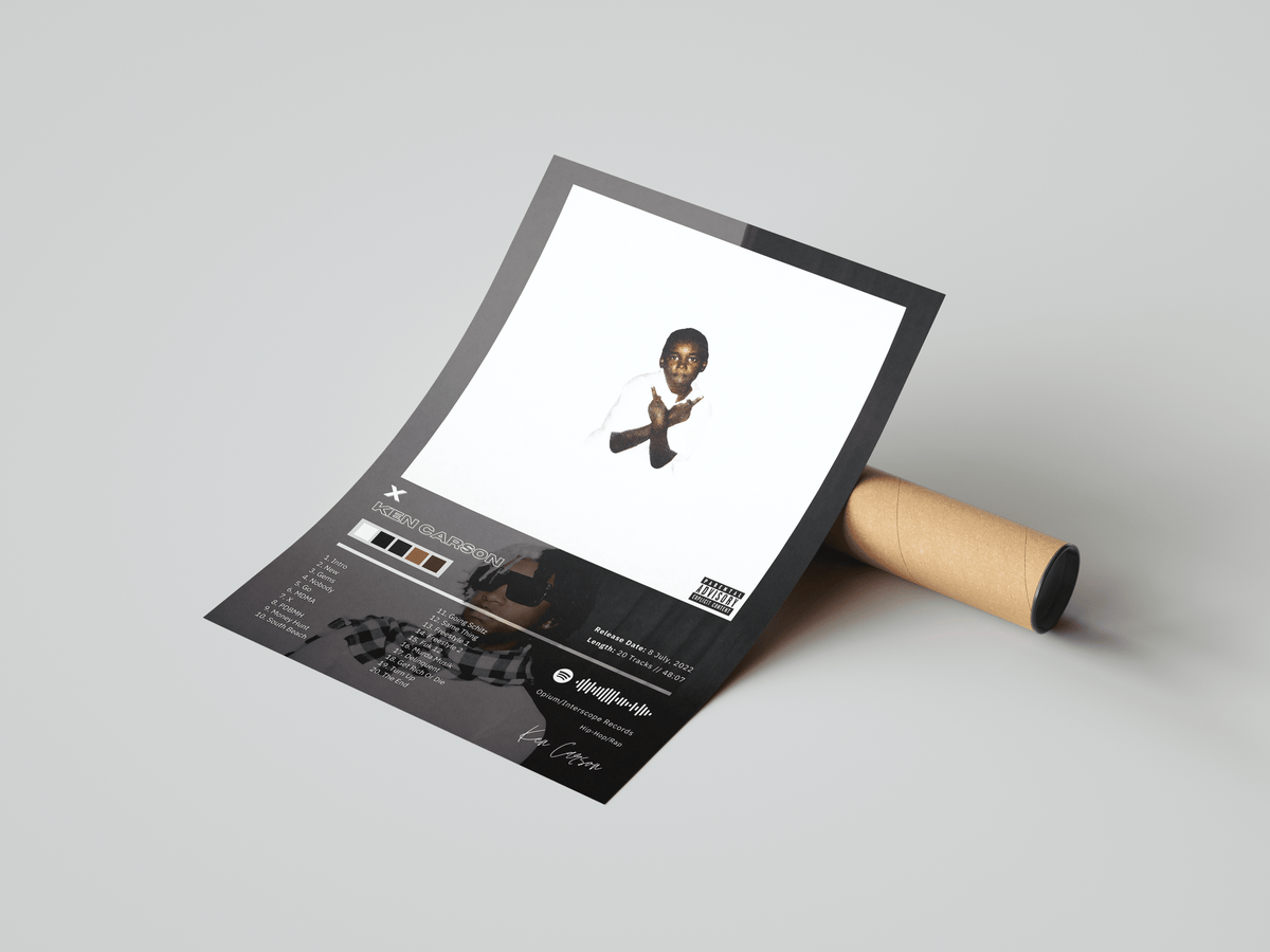 Ken Carson 'X' Album Poster - Posters, Prints & Wall Art | HYPE Posters