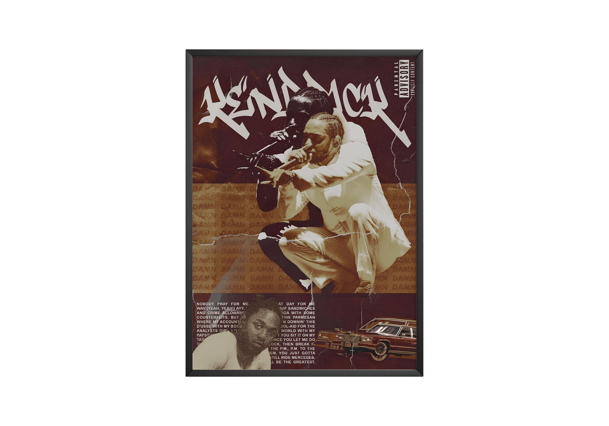 Kendrick Lamar Collage Poster - Posters, Prints & Wall Art | HYPE Posters