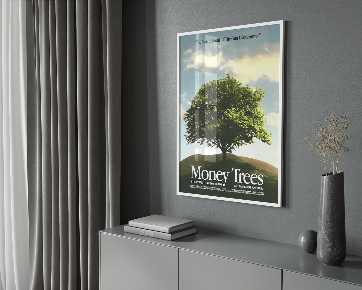 Kendrick Lamar 'Money Trees' Poster - Posters, Prints & Wall Art | HYPE Posters