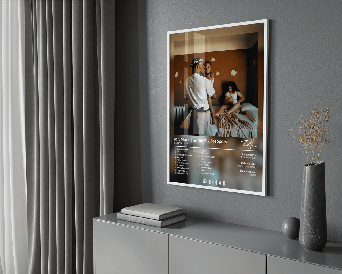 Kendrick Lamar - "Mr. Morale & The Big Steppers" Album Poster - Posters, Prints & Wall Art | HYPE Posters