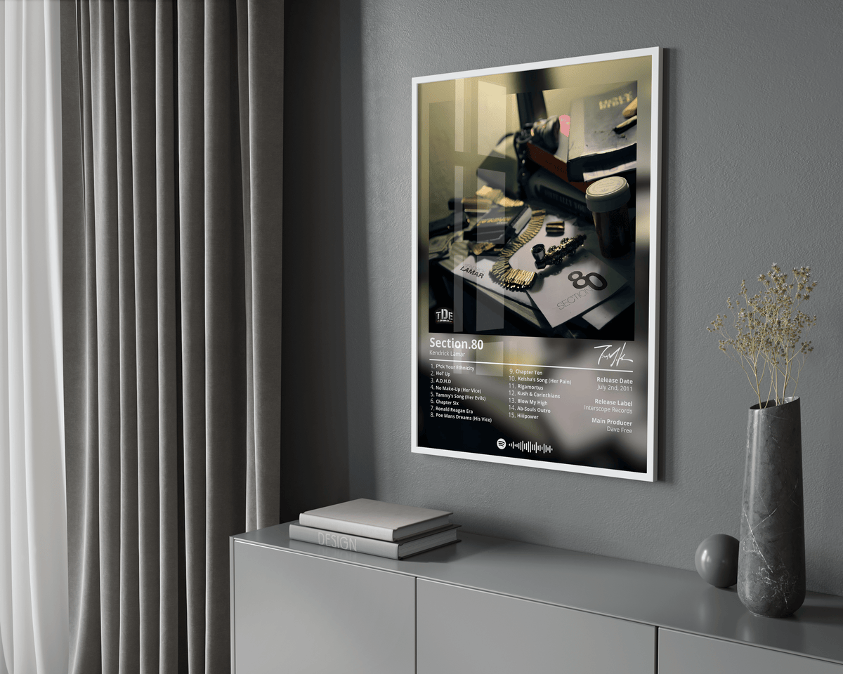 Kendrick Lamar - "Section 80" Album Poster - Posters, Prints & Wall Art | HYPE Posters