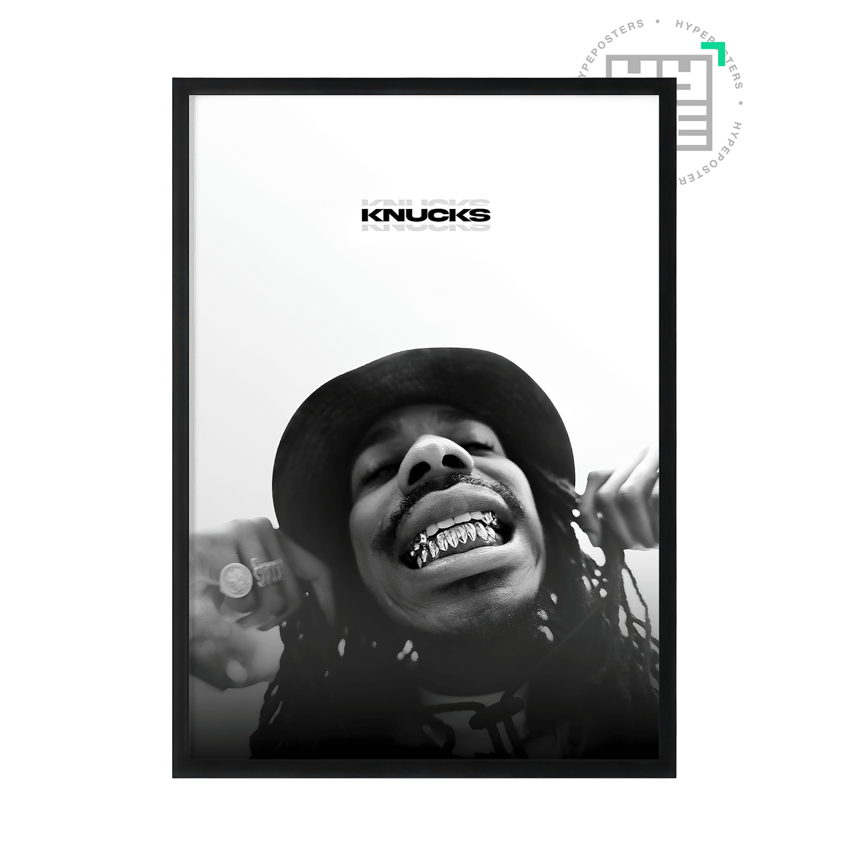 Knucks B&W Poster - Posters, Prints & Wall Art | HYPE Posters