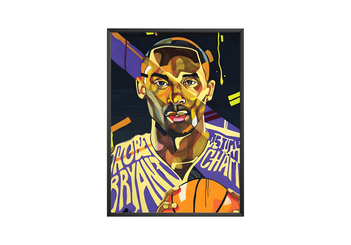 Kobe Bryant Painting Poster - Posters, Prints & Wall Art | HYPE Posters