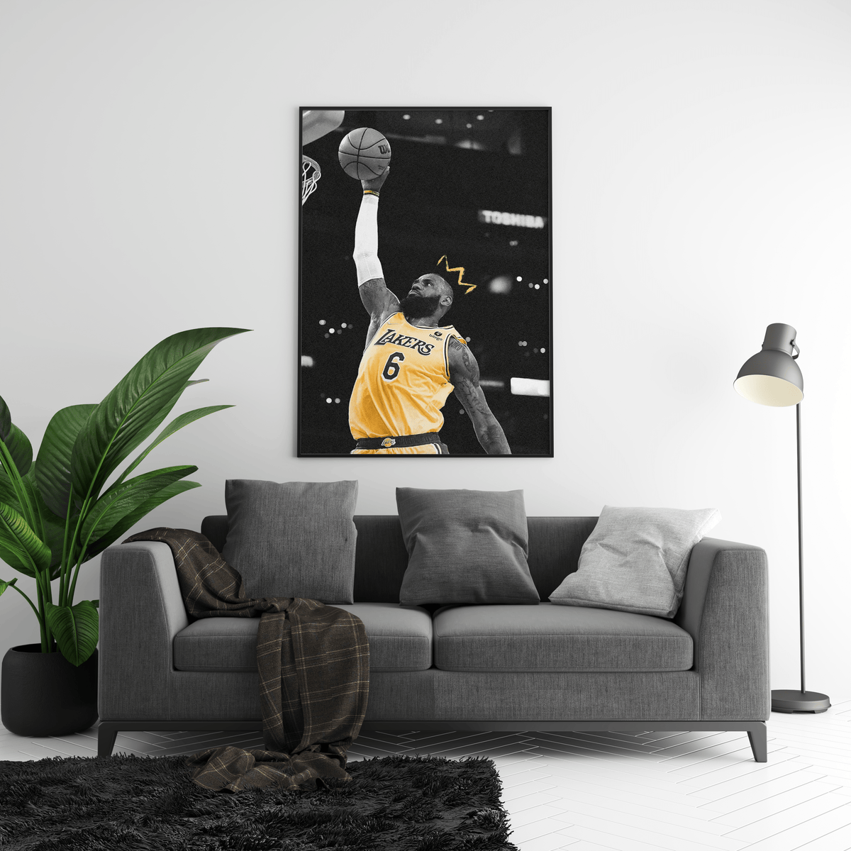 Lebron James 'KING' Poster - Posters, Prints & Wall Art | HYPE Posters