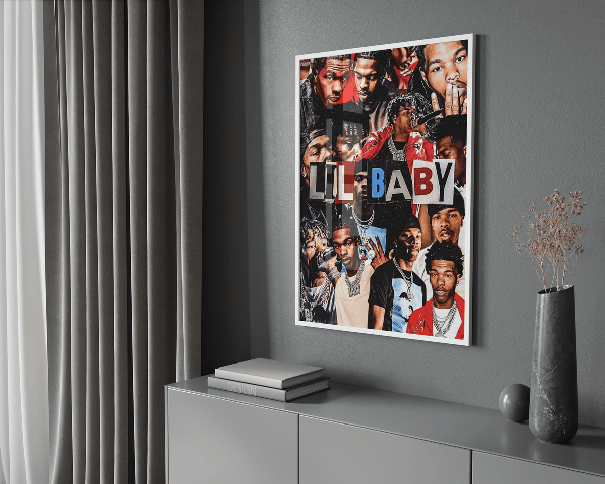 Lil Baby Collage Poster - Posters, Prints & Wall Art | HYPE Posters