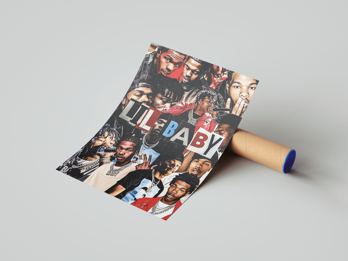 Lil Baby Collage Poster - Posters, Prints & Wall Art | HYPE Posters