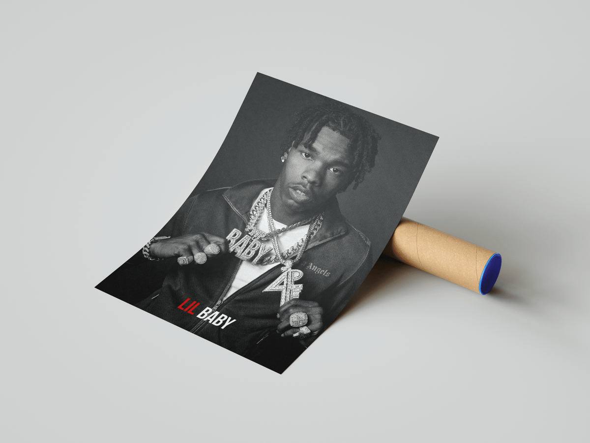 Lil Baby 'Focus' Poster - Posters, Prints & Wall Art | HYPE Posters