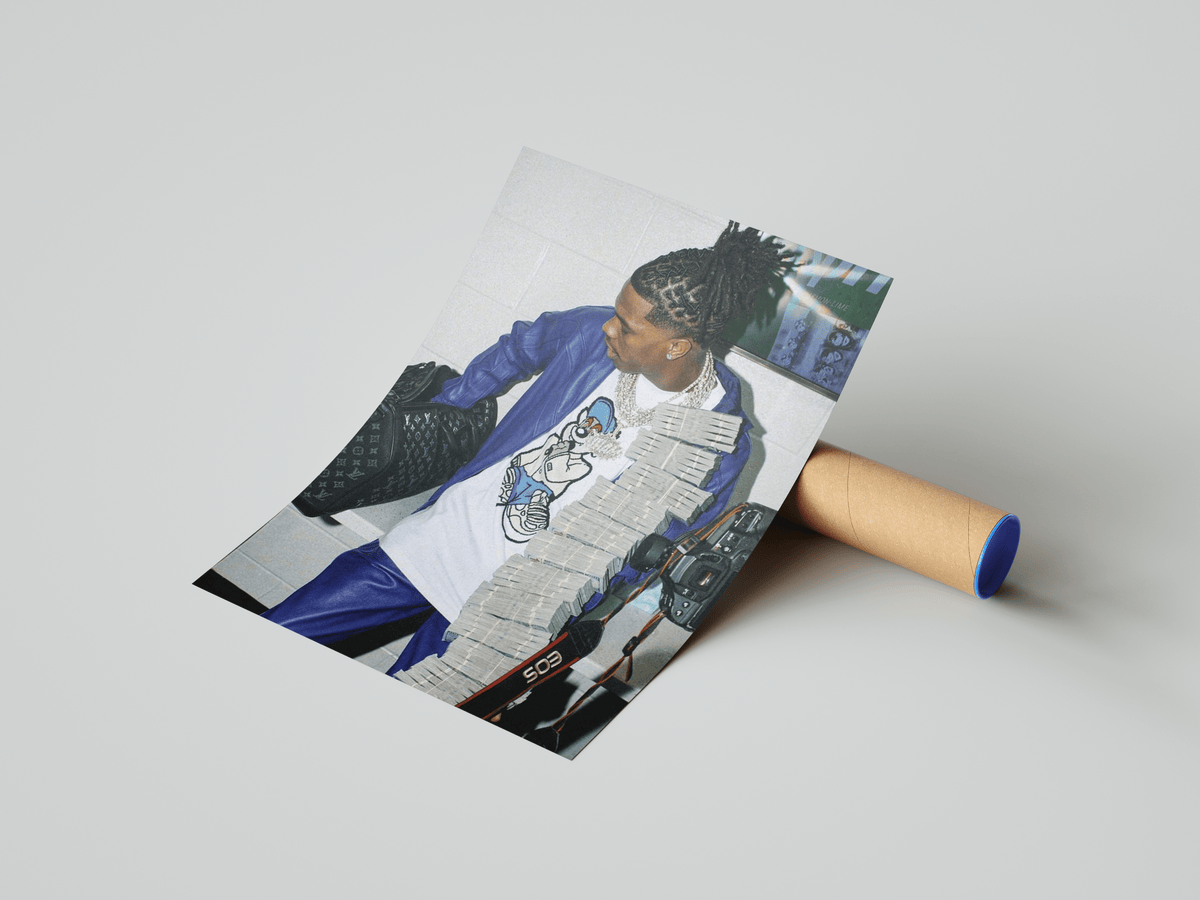 Lil Baby 'Money Stacks' Poster - Posters, Prints & Wall Art | HYPE Posters