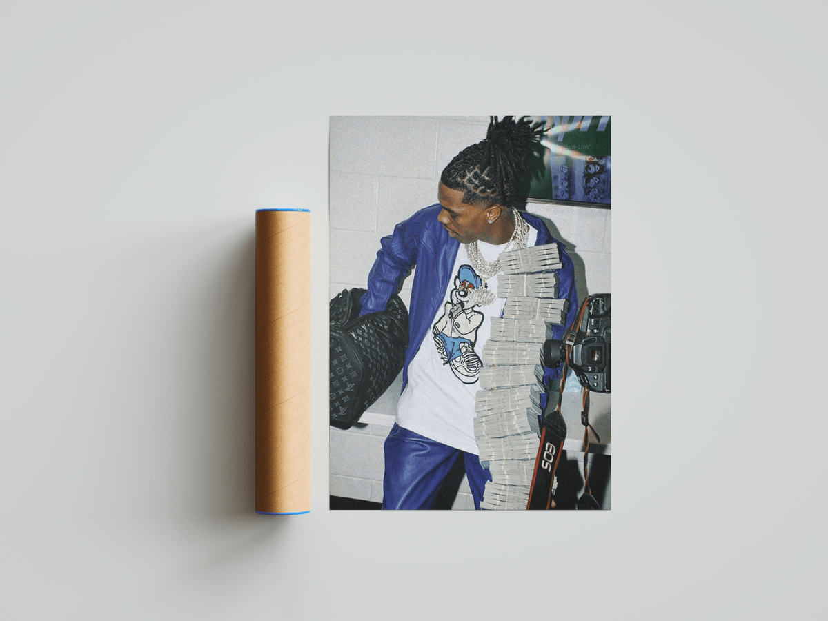 Lil Baby 'Money Stacks' Poster - Posters, Prints & Wall Art | HYPE Posters