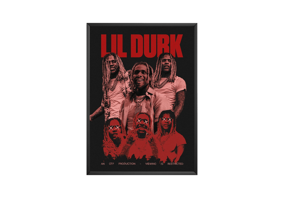Lil Durk 'Restricted' Poster - Posters, Prints & Wall Art | HYPE Posters