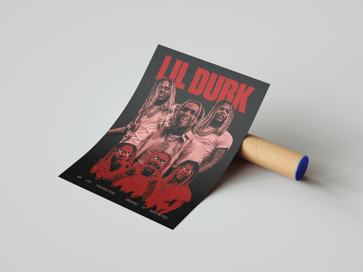 Lil Durk 'Restricted' Poster - Posters, Prints & Wall Art | HYPE Posters