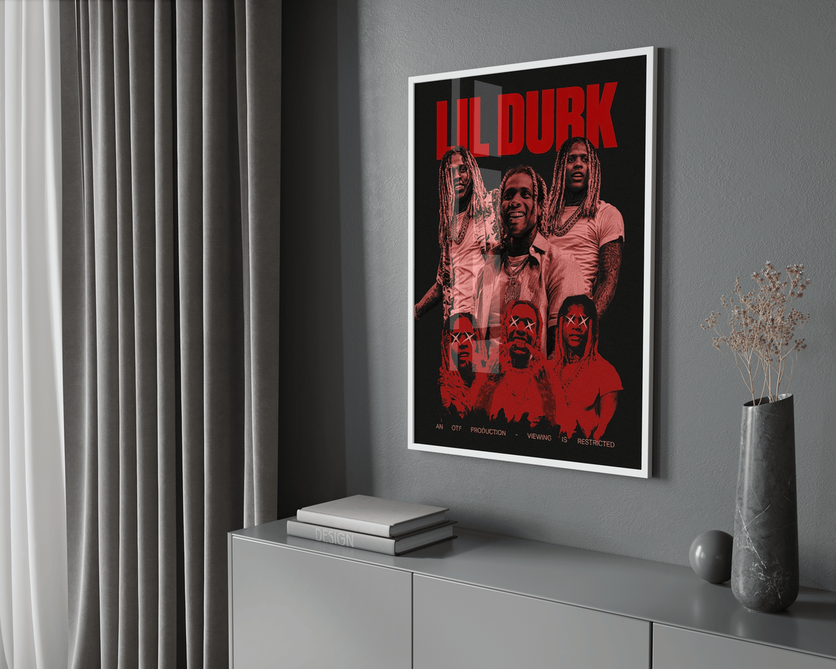 Lil Durk 'Restricted' Poster - Posters, Prints & Wall Art | HYPE Posters