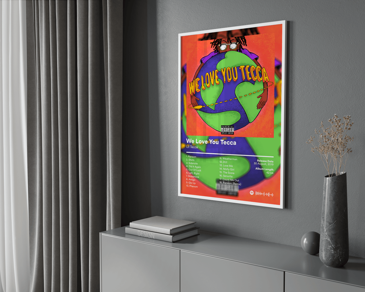 Lil Tecca 'We Love You Tecca' Album Poster - Posters, Prints & Wall Art | HYPE Posters