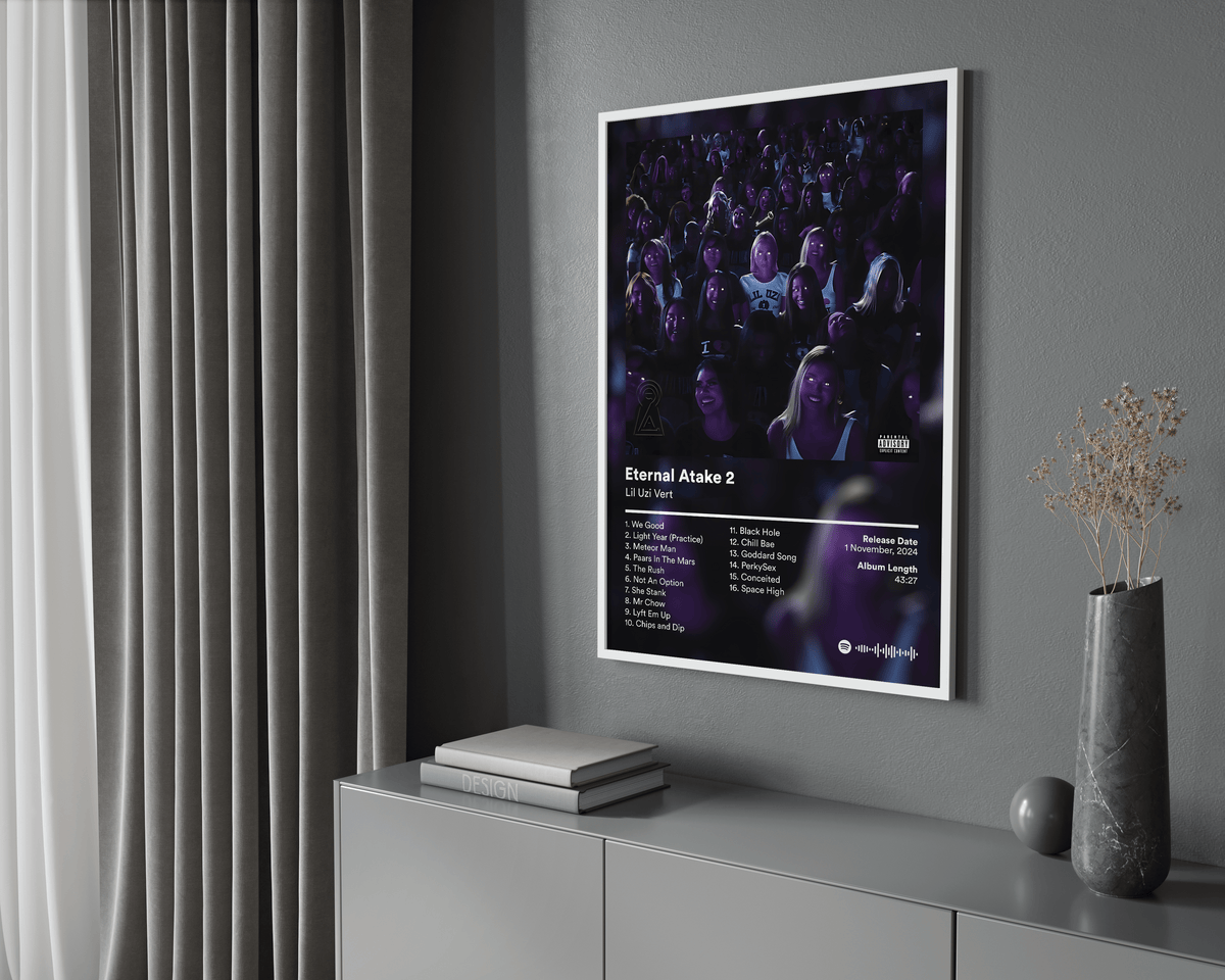 Lil Uzi Vert 'Eternal Atake 2' Album Poster - Posters, Prints & Wall Art | HYPE Posters