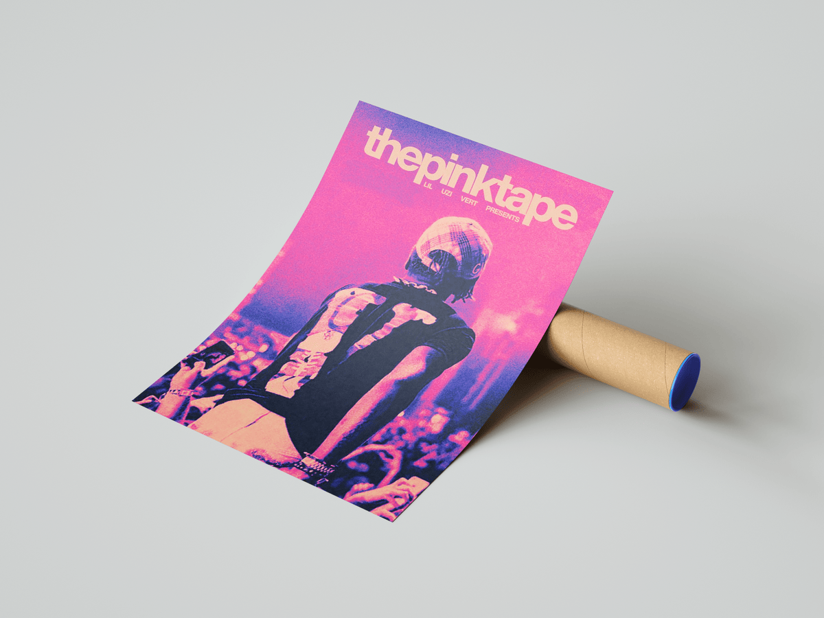 Lil Uzi Vert 'Pink Tapes' Poster - Posters, Prints & Wall Art | HYPE Posters