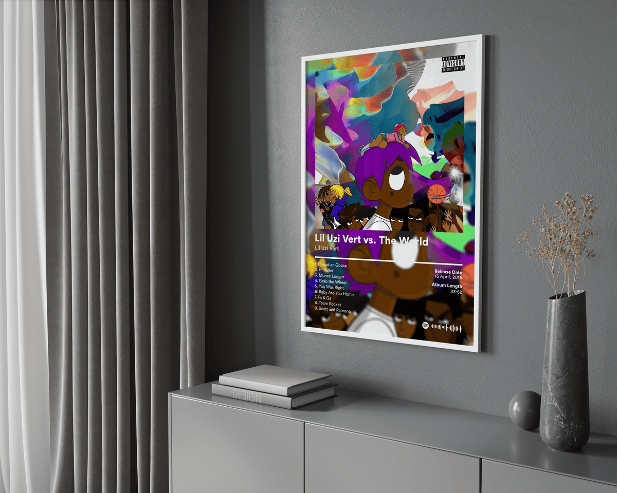 Lil Uzi Vert 'Vs. The World' Album Poster - Posters, Prints & Wall Art | HYPE Posters