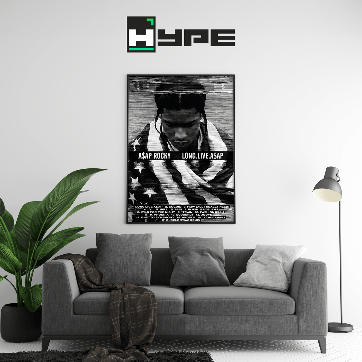 Long Live A$ap Poster - Posters, Prints & Wall Art | HYPE Posters
