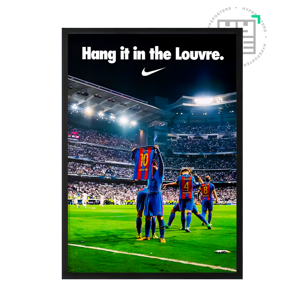 Messi 'Hang It In The Louvre' Poster - Posters, Prints & Wall Art | HYPE Posters