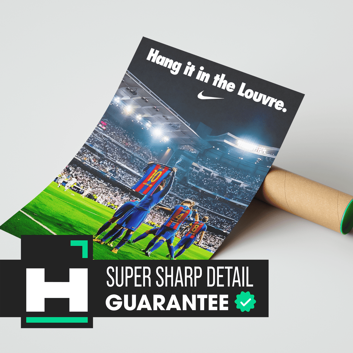 Messi 'Hang It In The Louvre' Poster - Posters, Prints & Wall Art | HYPE Posters