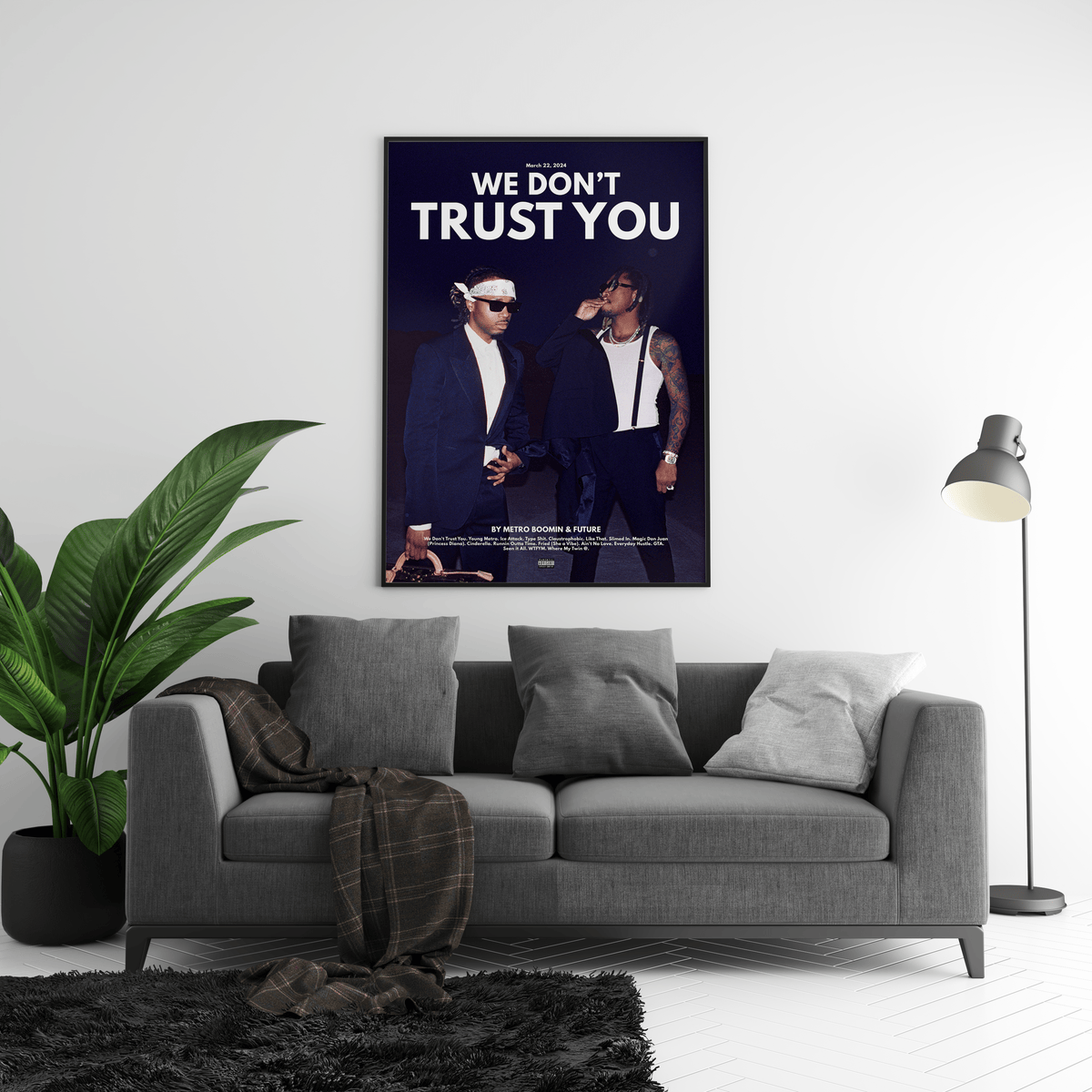 Metro Boomin 'We Don't Trust You' Poster - Posters, Prints & Wall Art | HYPE Posters
