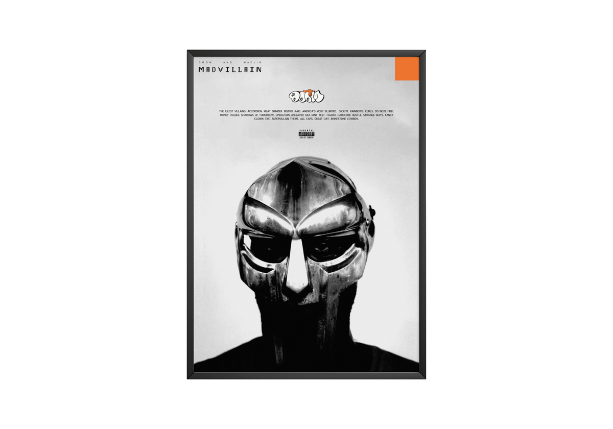 MF Doom 'MadVillain' Poster - Posters, Prints & Wall Art | HYPE Posters