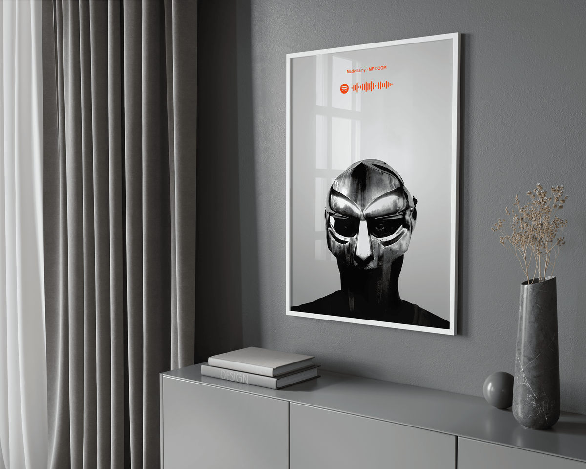 MF DOOM 'Madvillainy' Spotify Poster - Posters, Prints & Wall Art | HYPE Posters