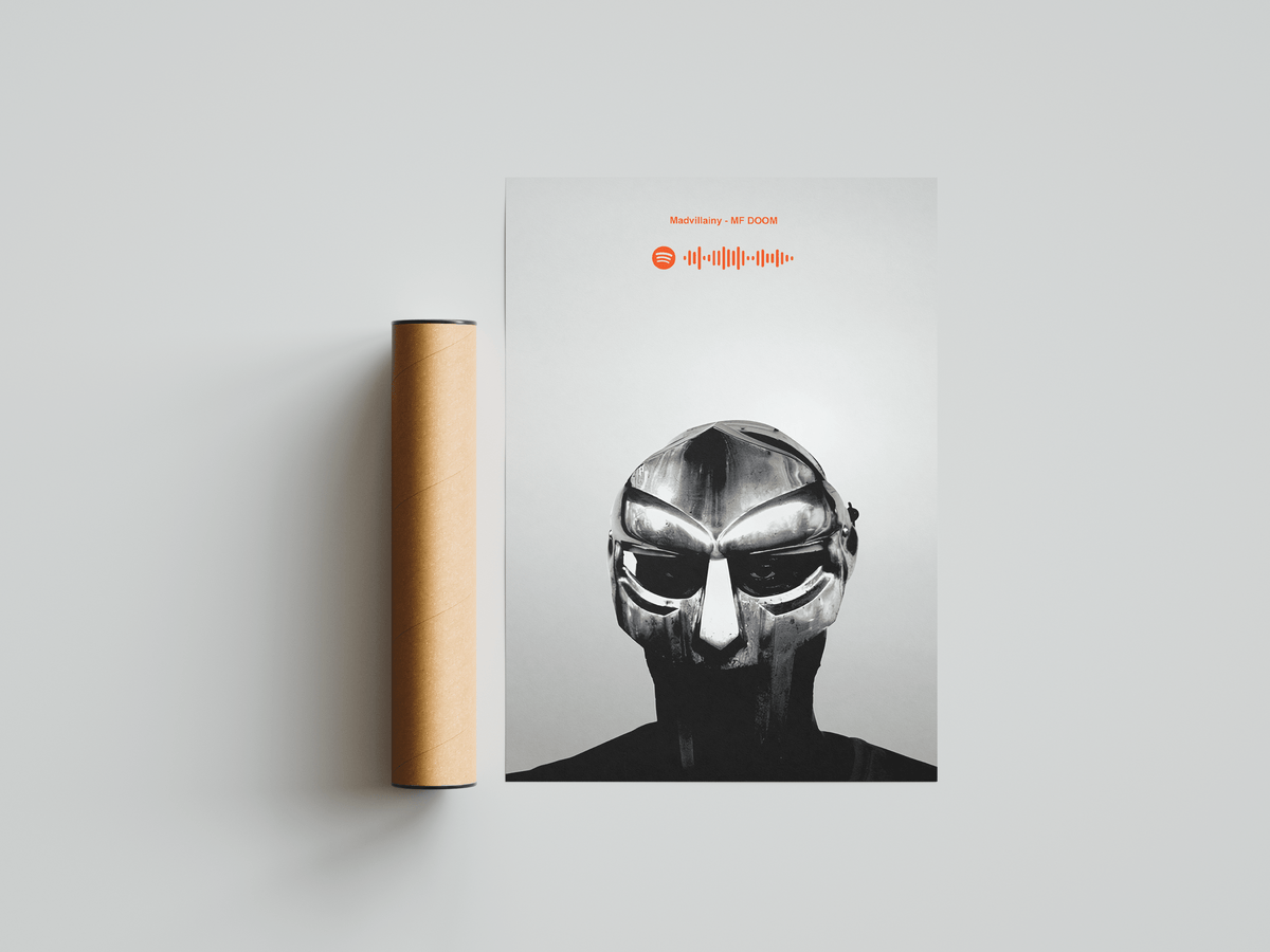 MF DOOM 'Madvillainy' Spotify Poster - Posters, Prints & Wall Art | HYPE Posters